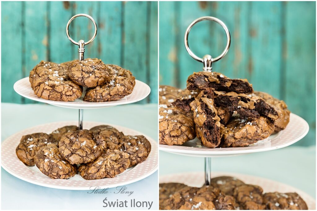 Brownie Kekse mit Meersalz (wahnsinnig schokoladig) - Ilonakoziol.com