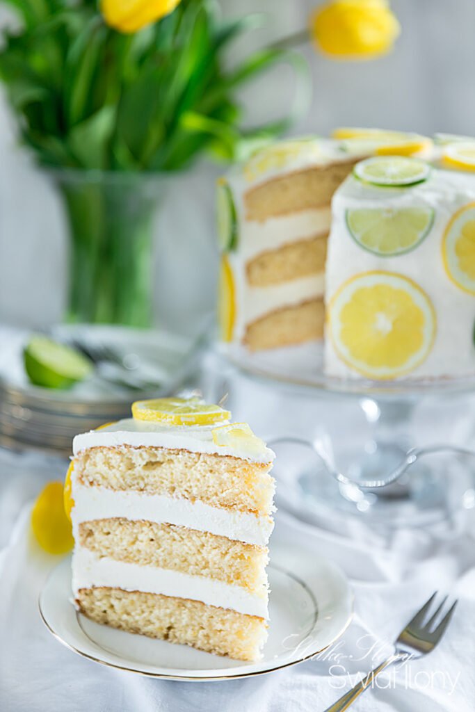 Ilonakoziol.com | Frühlingstorte mit Buttercreme (leicht zitronig)